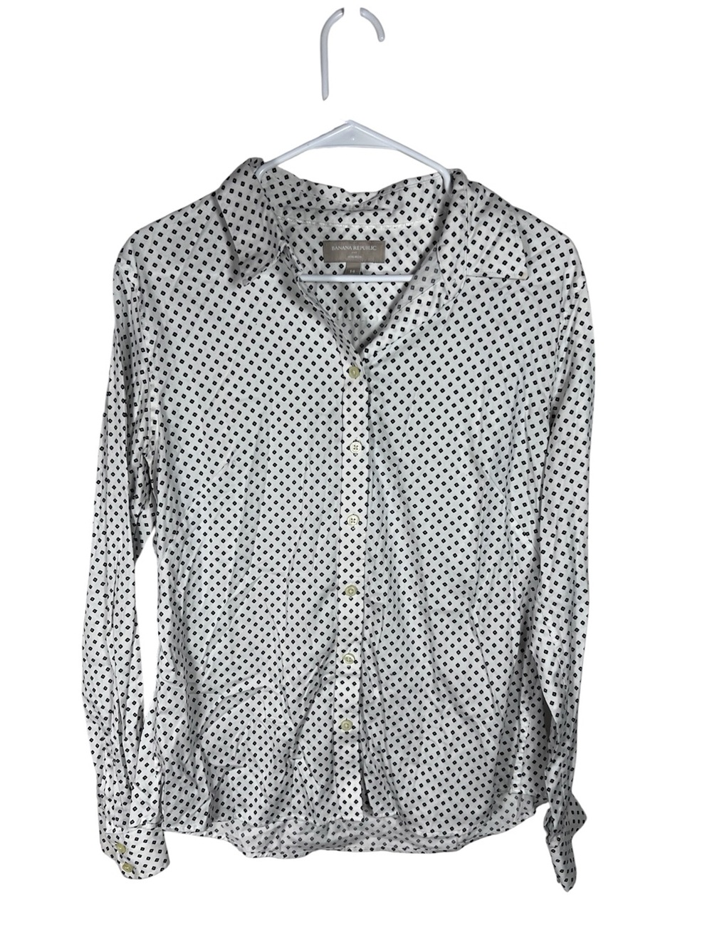 Banana Republic Non-Iron Long-Sleeve Button-Up Shirt Size 14